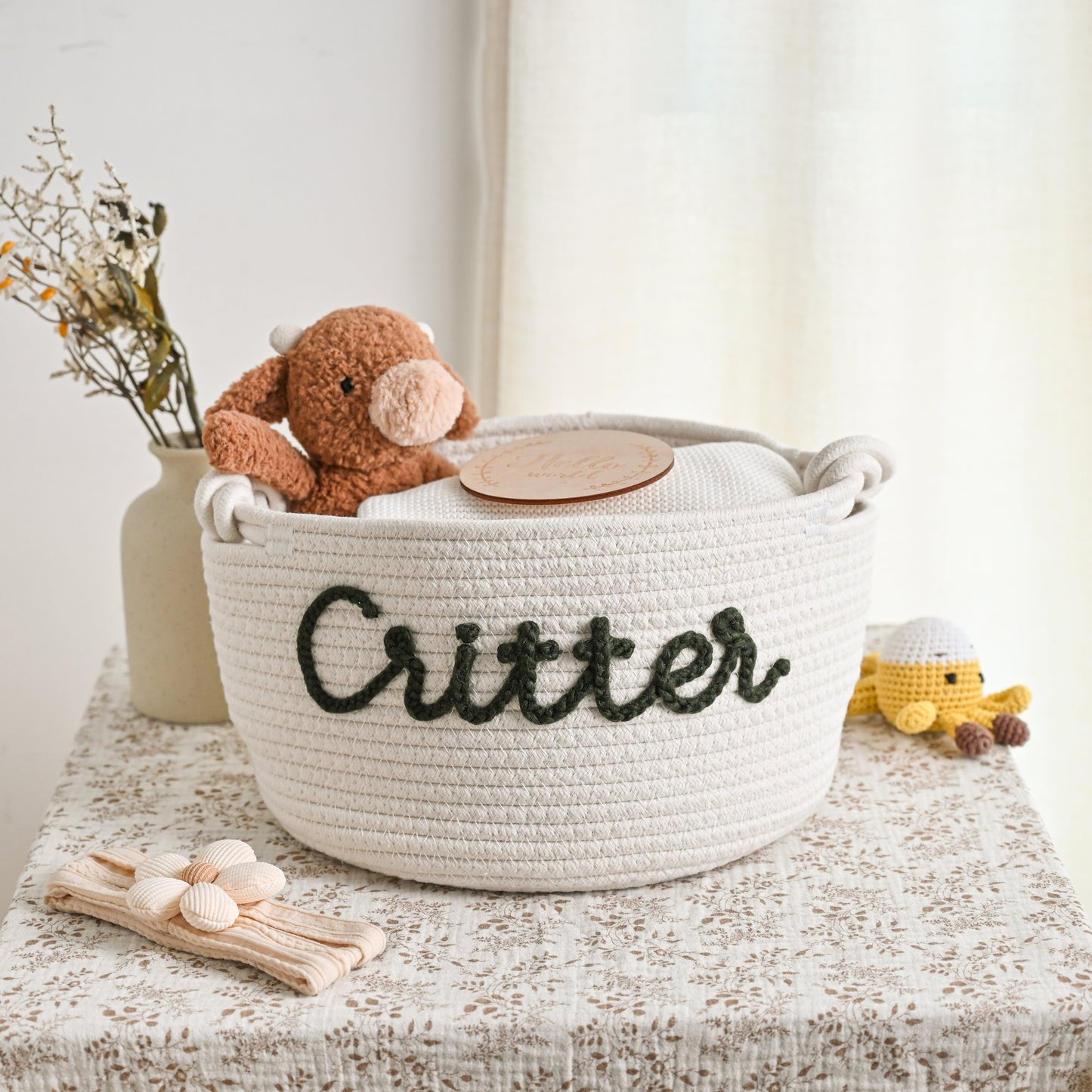 Personalized Storage Basket for Babies & Toddlers