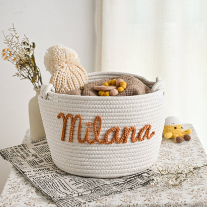 Personalized Storage Basket for Babies & Toddlers