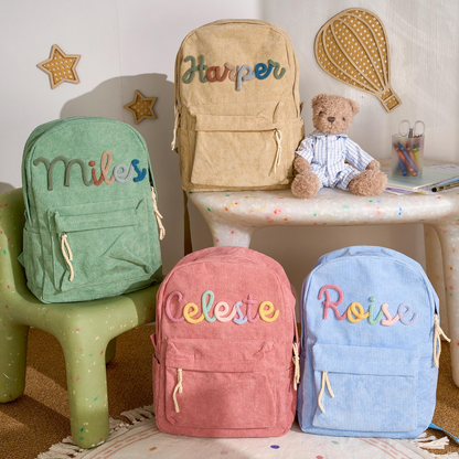 Hand Knitted Personalized Backpack (2-4y)